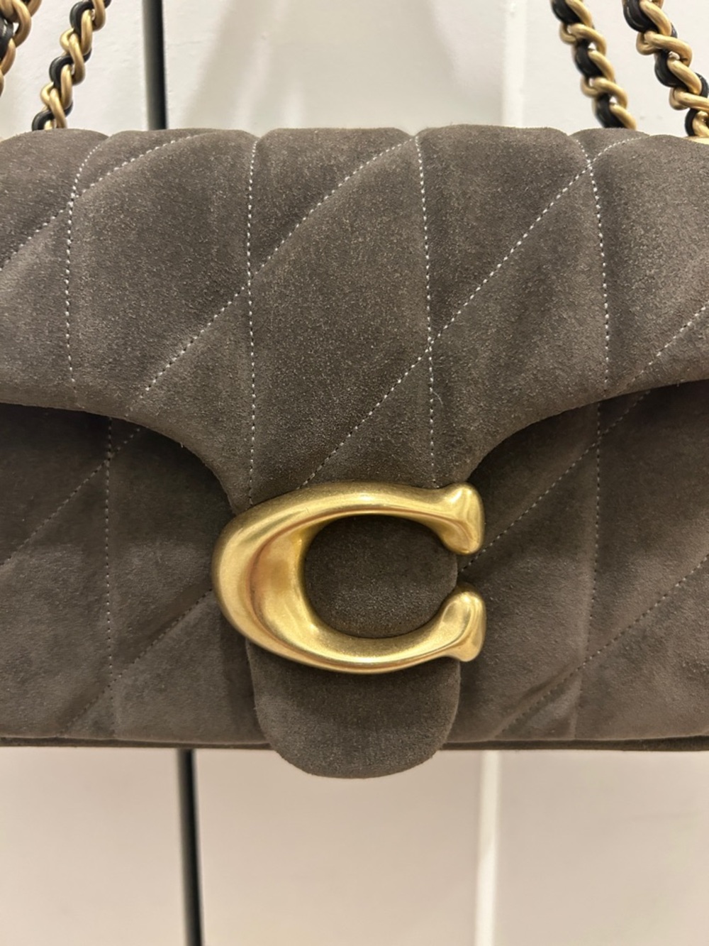 Coach (NWT) Tabby Shoulder Bag 26 With Quilting in Olive - Picture 4 of 17